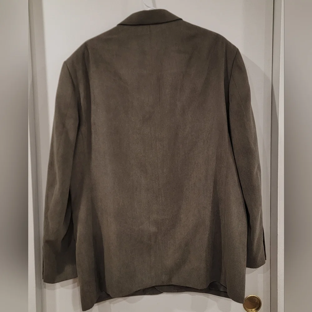 Andrew Fezza Sport Coat Jacket Size 48R Color Olive